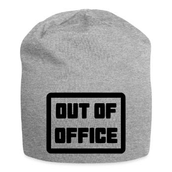 Out of office, outside office hours, do not disturb * - Jersey Beanie - heather grey - Front