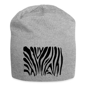 MASQUE PROTECTION ZEBRA - Bonnet en jersey - gris chiné - Devant