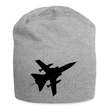 Airplane - Jersey Beanie - heather grey - Front
