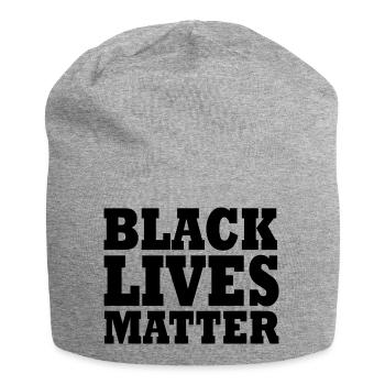 Black lives matter - Jersey-Beanie - Grau meliert - Vorne