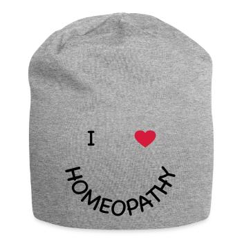 J'adore l'homéopathie - Bonnet en jersey - gris chiné - Devant