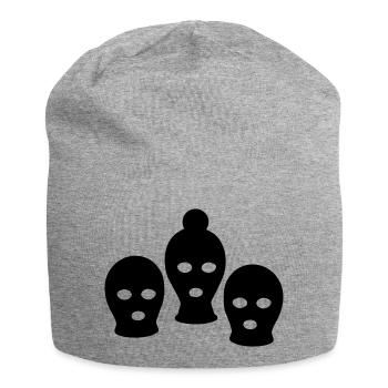 Pussyriot heads - Jersey Beanie - heather grey - Front