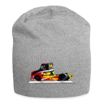 Rennwagen - Jersey-Beanie - Grau meliert - Vorne