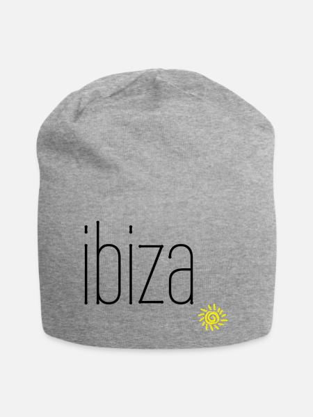 Ibiza - Jersey-Beanie - Grau meliert