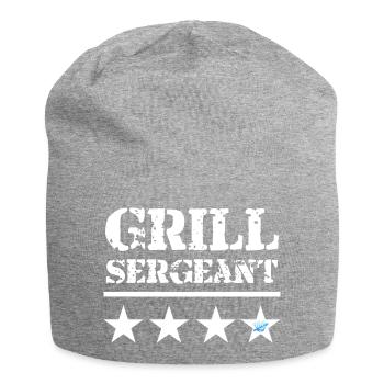 Grill Sergeant - BBQ King - Jersey-Beanie - Grau meliert - Vorne