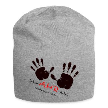 J’ai wAHR-We AHR together-Ahrtal Inondations - Bonnet en jersey - gris chiné - Devant
