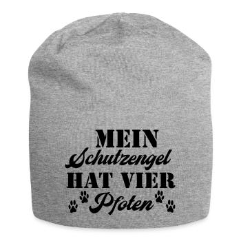 Mein Schutzengel - Jersey-Beanie - Grau meliert - Vorne