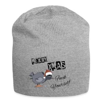 Ugly Merry xmas - Jersey Beanie - heather grey - Front