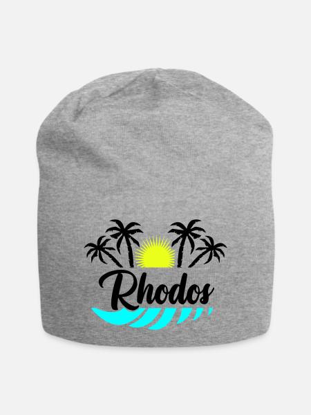 Rhodes - Bonnet en jersey - gris chiné