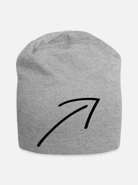 Flèche - Bonnet en jersey - gris chiné