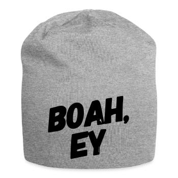 Boah Ey Font Idée cadeau - Bonnet en jersey - gris chiné - Devant
