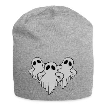 3 drôles de fantômes flottants - Bonnet en jersey - gris chiné - Devant