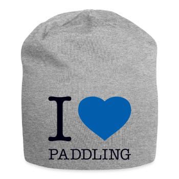 J’ADORE PAGAYER Kayak Paddle - Bonnet en jersey - gris chiné - Devant