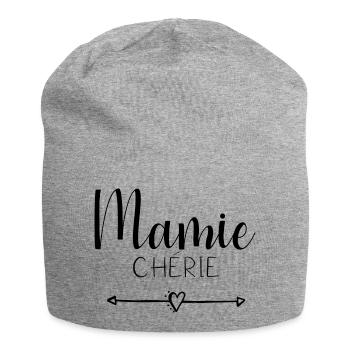 Oma Liebling, Großmutter Liebling - Jersey-Beanie - Grau meliert - Vorne