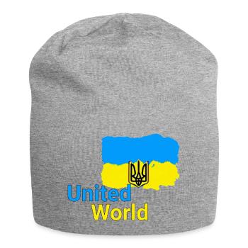 United World - Ukraine - Jersey-Beanie - Grau meliert - Vorne