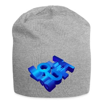 Vollsuff 3D Grafik Shirt - Jersey-Beanie - Grau meliert - Vorne
