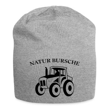 Traktor Statement Landleben Ackerbau Landwirt - Jersey-Beanie - Grau meliert - Vorne