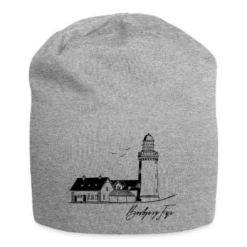 Danemark Bovbjerg Fyr Lighthouse Holiday - Bonnet en jersey - gris chiné - Devant