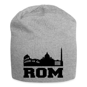 Rom Design/ Stadt Design - Jersey-Beanie - Grau meliert - Vorne