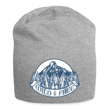 wild & free - Jersey-Beanie - Grau meliert - Vorne