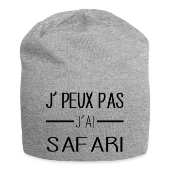 Safari - Bonnet en jersey - gris chiné - Devant
