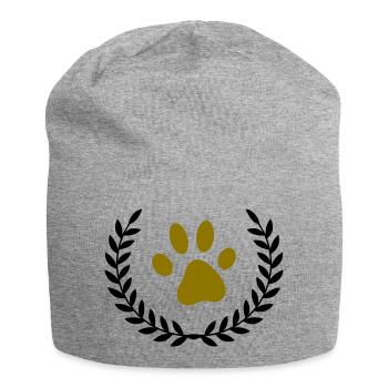 kranz pfote - Jersey-Beanie - Grau meliert - Vorne