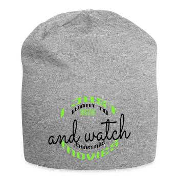 baker work sayings fairy tail animal birthday gift - Jersey Beanie - heather grey - Front