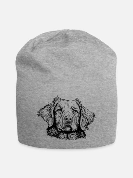 Nova Scotia Duck Tolling Retriever - Jersey-Beanie - Grau meliert