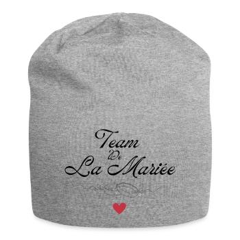 Braut Team - Braut Team - Jersey-Beanie - Grau meliert - Vorne