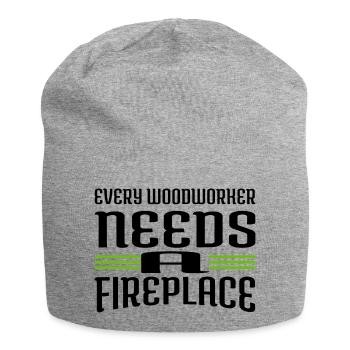 jackhammer apprentice birthday present - Jersey-Beanie - Grau meliert - Vorne