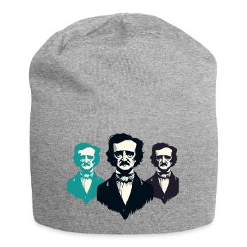 Edgar Allan Poe - Bonnet en jersey - gris chiné - Devant