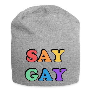 SAG GAY - Jersey-Beanie - Grau meliert - Vorne