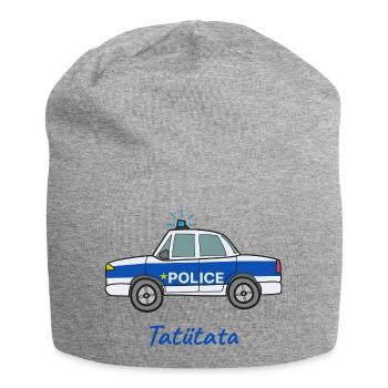 Police Enfants Motif Tatütata Garçon Fille Héros - Bonnet en jersey - gris chiné - Devant