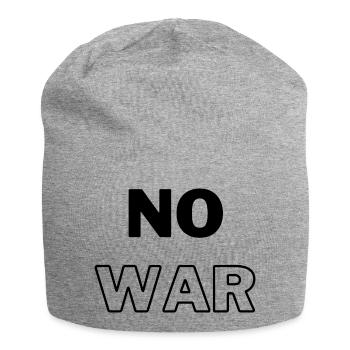 Pas de guerre - Bonnet en jersey - gris chiné - Devant