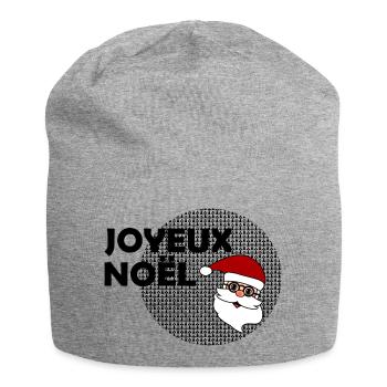 WEIHNACHTEN. FROHE WEIHNACHTEN. FROHE WEIHNACHTEN - Jersey-Beanie - Grau meliert - Vorne