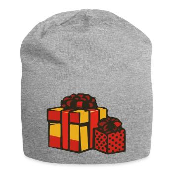 Cadeaux de Noël - Bonnet en jersey - gris chiné - Devant