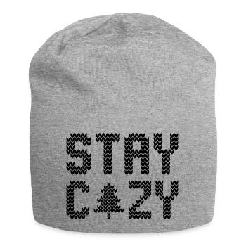 cozy christmas - Jersey-Beanie - Grau meliert - Vorne
