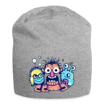 Freunde - Jersey-Beanie - Grau meliert - Vorne