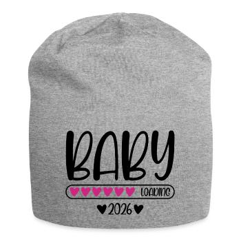 Baby 2026 loading - Jersey Beanie - heather grey - Front