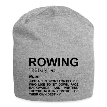 Rowing Meaning - Jersey Beanie - heather grey - Front