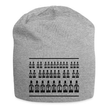ICH ALTERE NICHT, ICH NEHME DIE FLASCHE! - Jersey-Beanie - Grau meliert - Vorne