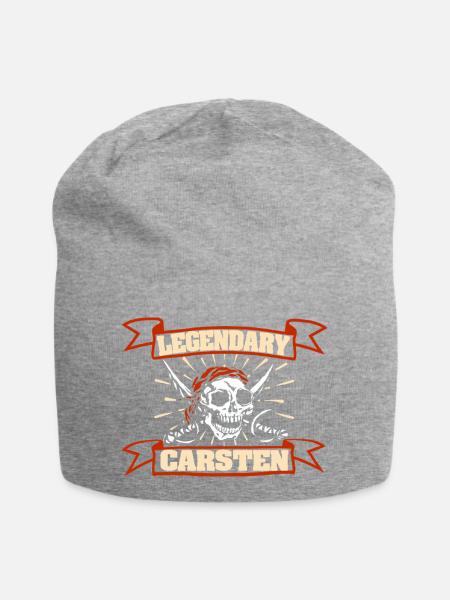 Fasching Carsten - Jersey-Beanie - Grau meliert