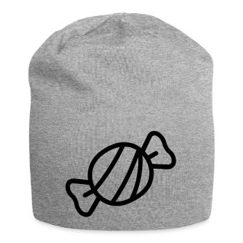 Bonbon - Bonnet en jersey - gris chiné - Devant