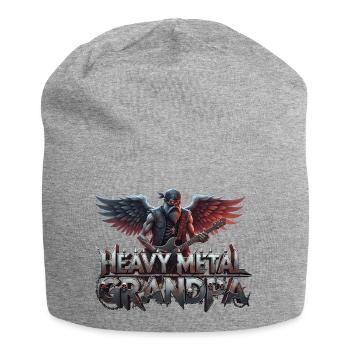 Heavy Metal Grandpa - Jersey-Beanie - Grau meliert - Vorne