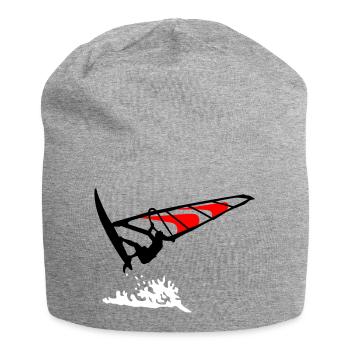 Planche à voile - Bonnet en jersey - gris chiné - Devant