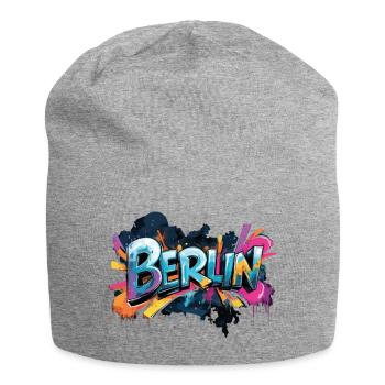 Berlin Graffiti Police Street Art Style Urbain - Bonnet en jersey - gris chiné - Devant