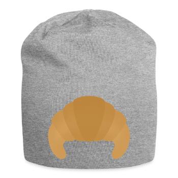 Pâtisserie à croissants - Bonnet en jersey - gris chiné - Devant