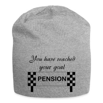 Vous avez atteint votre objectif de retraite. - Bonnet en jersey - gris chiné - Devant