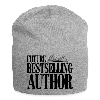 Future Bestselling Author - Jersey Beanie - heather grey - Front