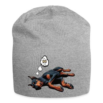 Doberman Doberman Propriétaire Doberman Lovers - Bonnet en jersey - gris chiné - Devant